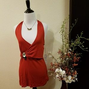 **SALE**Vertigo Paris Halter Cinnamon Halter Size Med